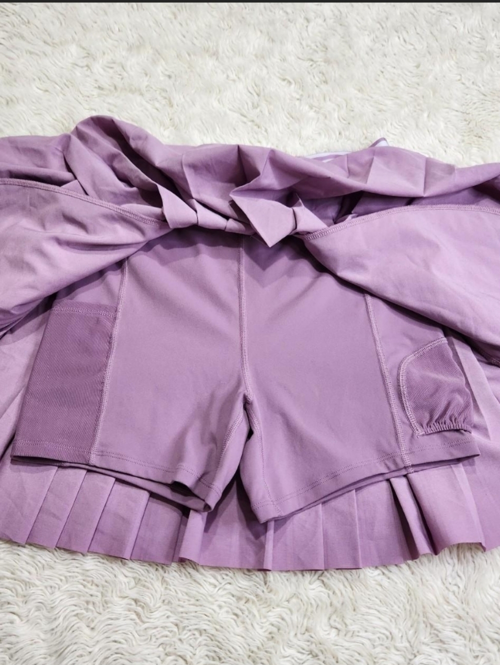Greyson NWT Leo Purple Pleated Golf Tennis Athletic Skort Skirt Size XS - Picture 8 of 9